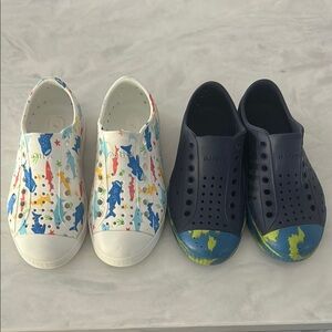 Two Pair of Native Kids Shoes - C11